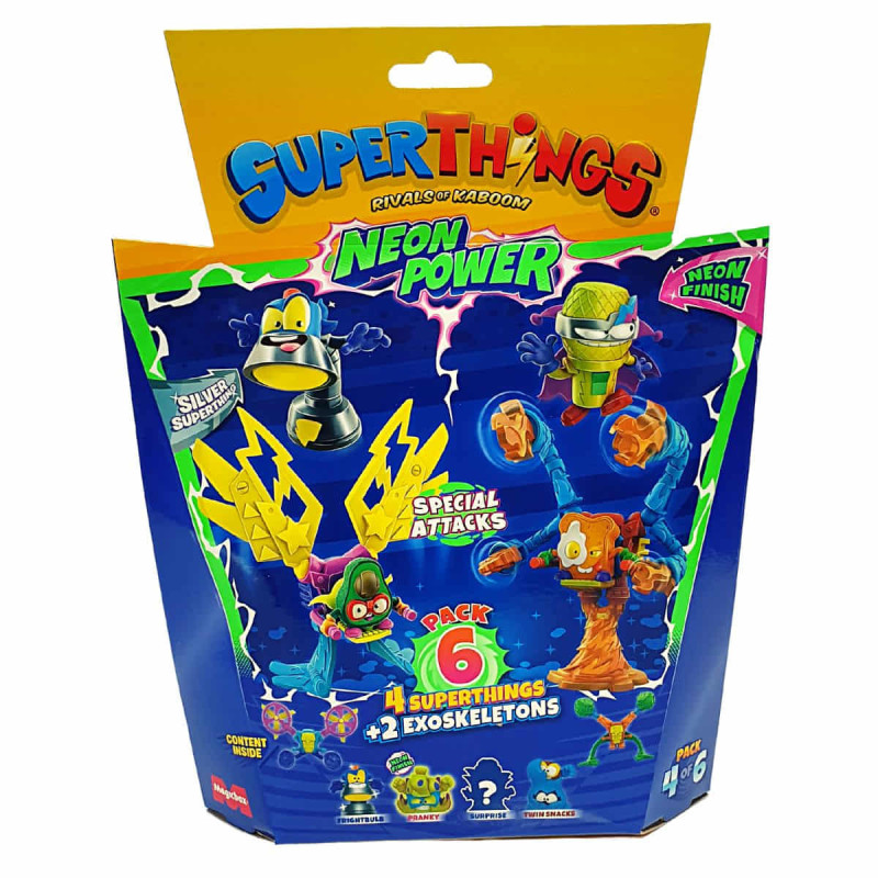 Imagen exoskeletos superthings neon power pack 6 Imagen exoskeletos superthings neon power pack 6