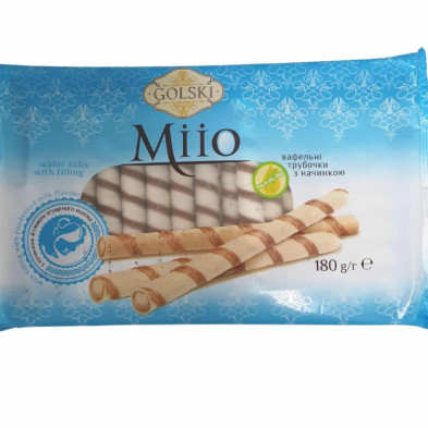imagen 1 de barquillo miio relleno de crema de leche cond 180g