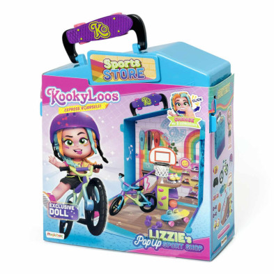 imagen 1 de muñeca sorpresa kookyloos lizzies popup sport shop