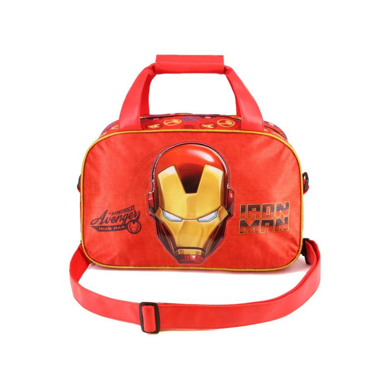 Imagen iron man rojo bolsa de deporte street armour