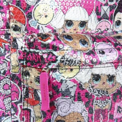 imagen 3 de mochila casual lentejuelas lol