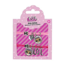 Imagen bisuteria pulsera con abalorios lol pink