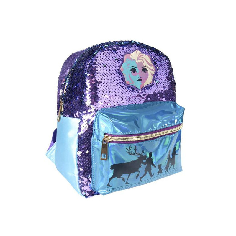 Imagen mochila frozen 2 lentejuelas elsa - frozen