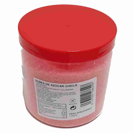 Imagen azúcar de chicle para algodón de azúcar 1 kg Imagen azúcar de chicle para algodón de azúcar 1 kg