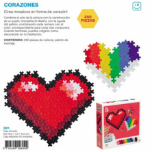 imagen 3 de puzzle corazones por numeros 250 piezas