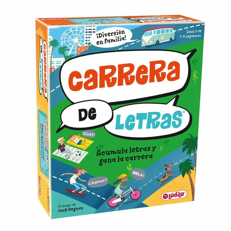 Imagen juego carrera de letras ludilo