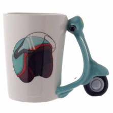 imagen 1 de taza de cerámica moto scooter