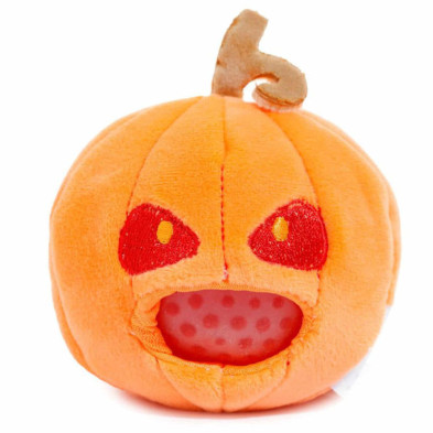 Imagen juguete estrujable de peluche calabaza