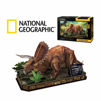 imagen 1 de puzzle 3d triceratops