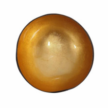 imagen 1 de cuenco de cáscara de coco oro