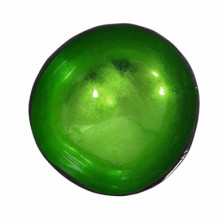 imagen 1 de cuenco de cáscara de coco verde metalizado
