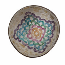 imagen 1 de cuenco de cáscara de coco colores circ