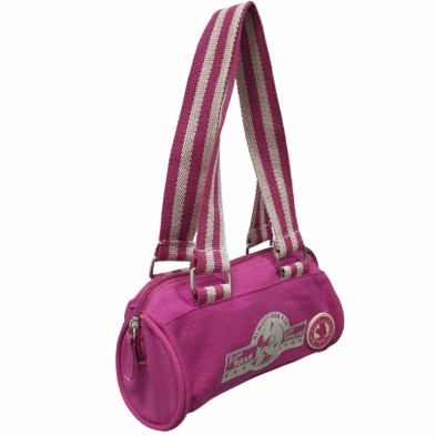 imagen 1 de bolso canvas minnie mouse rosa 24x12x10cm