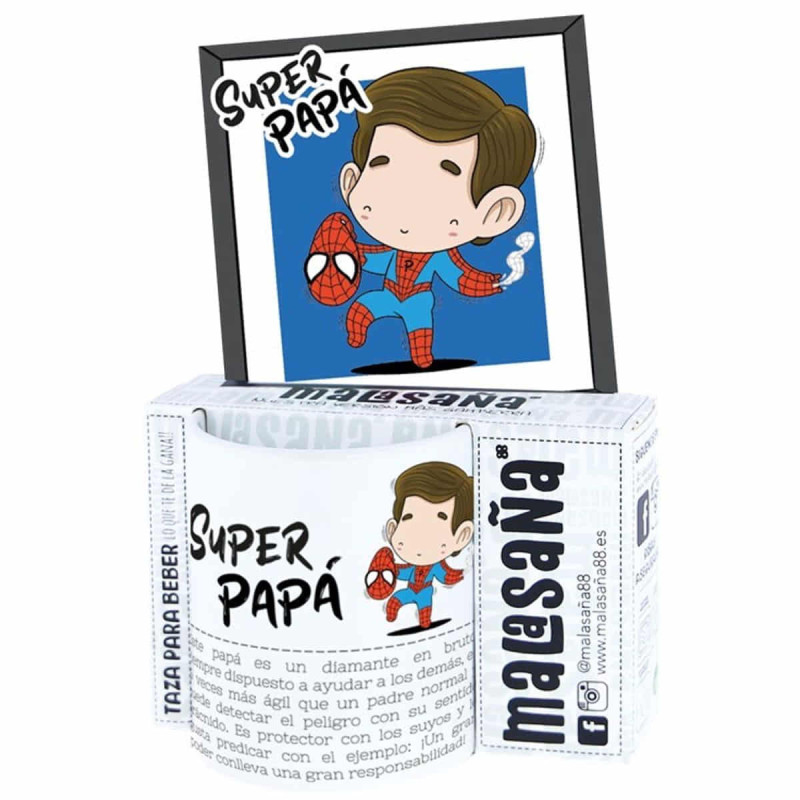 Imagen taza papá araña malasaña Imagen taza papá araña malasaña