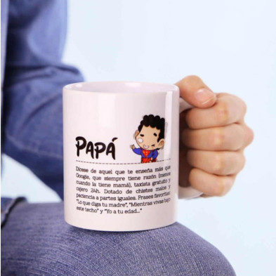 imagen 2 de taza super papá malasaña imagen 2 de taza super papá malasaña