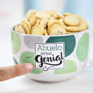 imagen 2 de tazón abuelo eres genial