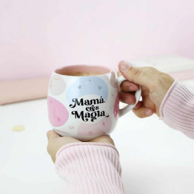 imagen 1 de taza ovalada mama eres magia