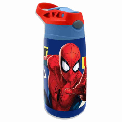 Imagen cantimplora acero inoxidable 450ml spiderman