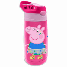 Imagen cantimplora acero inoxidable 450ml peppa pig