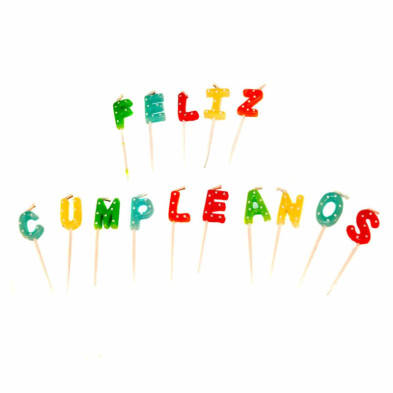 Imagen vela feliz cumpleaños pastel