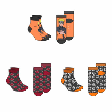 imagen 1 de calcetines naruto set de 3 pares