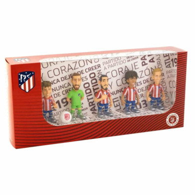 imagen 1 de figuras minix pack 5 jugadores atlético de madrid