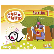 Imagen la isla de las letras escribo 1 - cuaderno aprendi