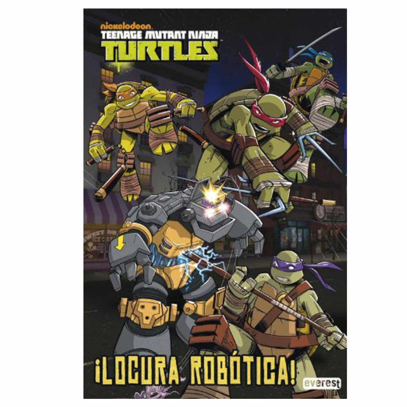 Imagen teenage mutant ninja turtles -  ¡locura robótica!