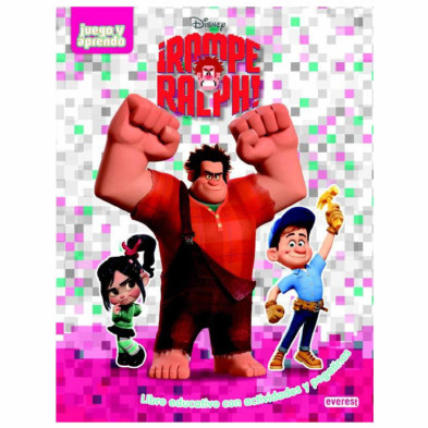 Imagen juego y apredo rompe ralph - tapa blanda