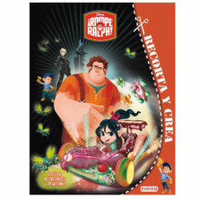 Imagen juego y apredo rompe ralph - recorta y crea -