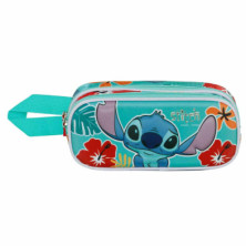 imagen 1 de portatodo doble lilo & stich tropical 22cm