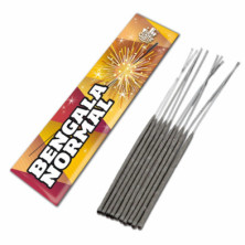 Imagem de velas de faísca normais de 17 cm com brilhos amarelos