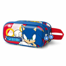 Imagen portatodo doble 3d sonic game 22cm