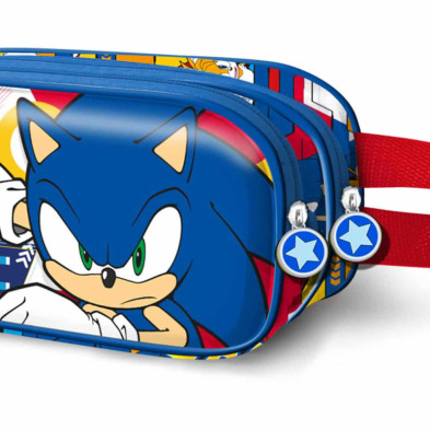 imagen 1 de portatodo doble 3d sonic game 22cm