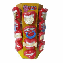 imagen 1 de chupete de caramelo con forma de labios 24u