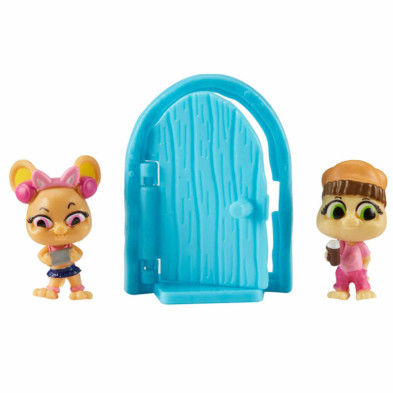 Imagen pack 2 figuras mouse in the house puerta azul