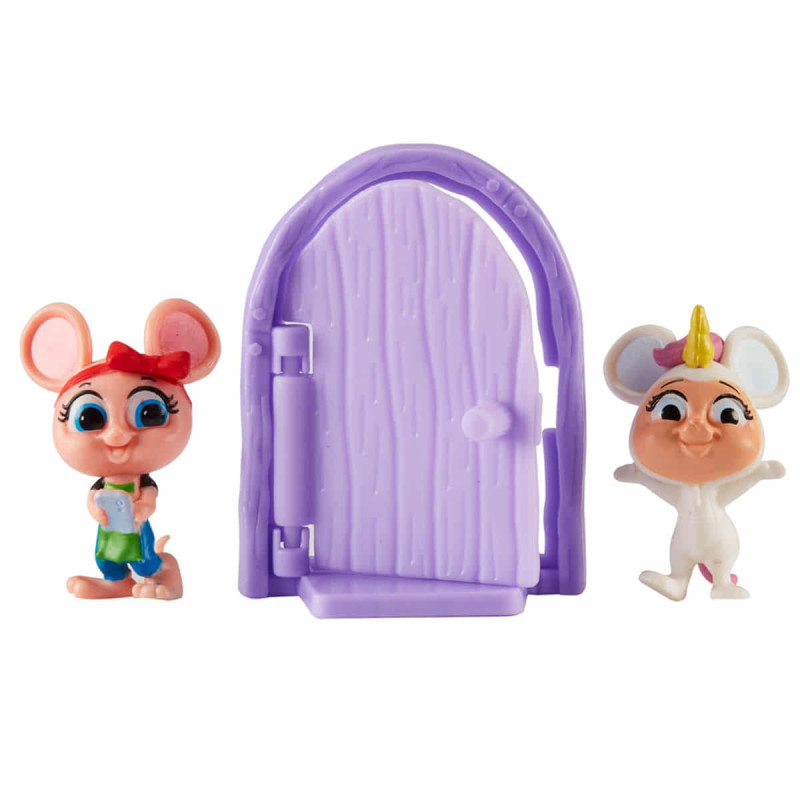 Imagen pack 2 figuras mouse in the house puerta violeta Imagen pack 2 figuras mouse in the house puerta violeta
