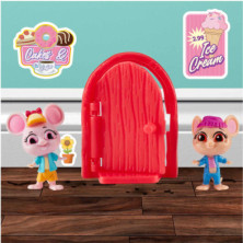 imagen 1 de pack 2 figuras mouse in the house puerta roja