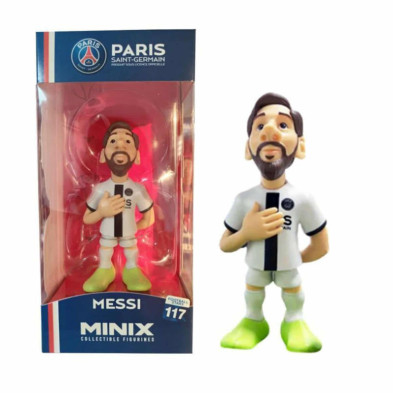 imagen 1 de figuras minix messi psg away 12cm