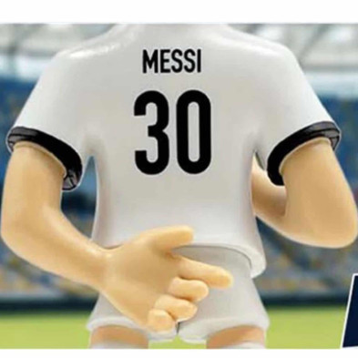 imagen 2 de figuras minix messi psg away 12cm