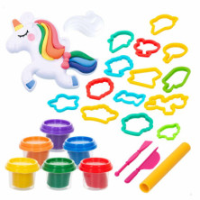 Imagen set plastilina unicornio