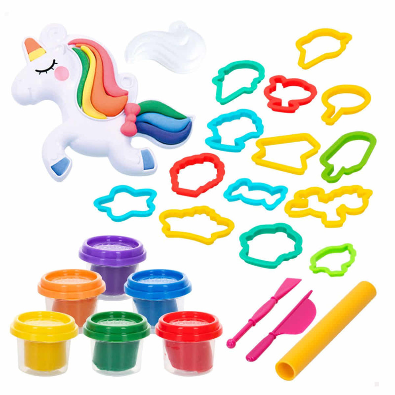 Imagen set plastilina unicornio Imagen set plastilina unicornio