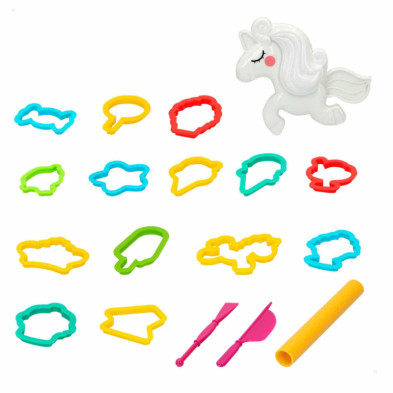 imagen 2 de set plastilina unicornio