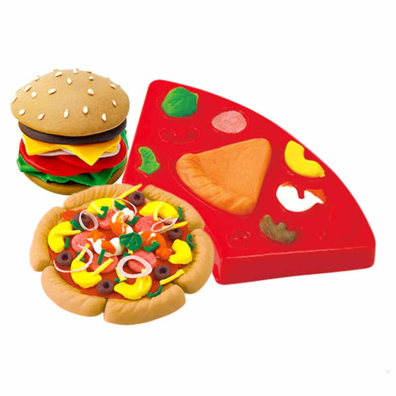 Imagen set plastilina burguer y sandwich