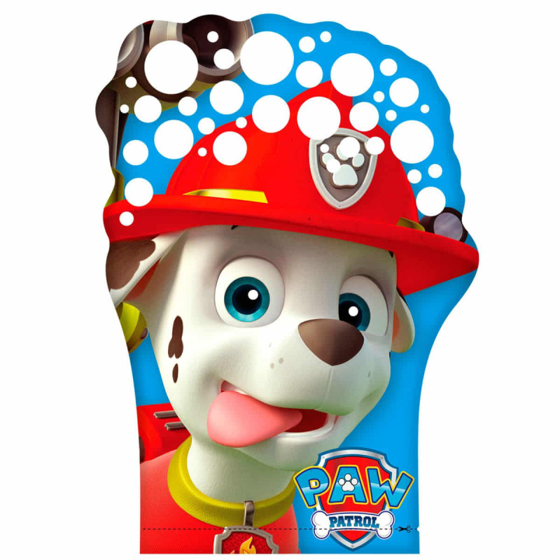 Imagen guante burbujas paw patrol set 4 unidades Imagen guante burbujas paw patrol set 4 unidades