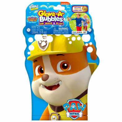 imagen 2 de guante burbujas paw patrol set 4 unidades