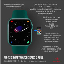 Imagen 1 de SMART WATCH SERIE 7 PLUS VERDE
