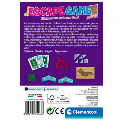 imagen 1 de juego de cartas el laboratorio del doctor frank -