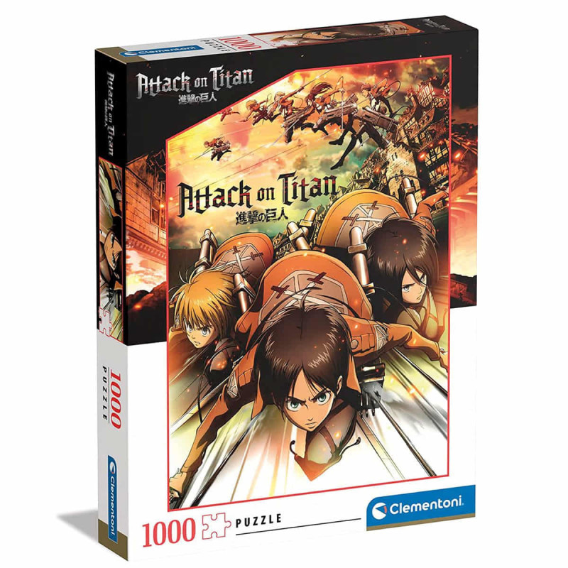 Imagen puzzle anime attack in titans de 1000 piezas clem