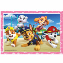 imagen 3 de puzzle paw patrol 4 en 1 de 12 a 24 piezas clement